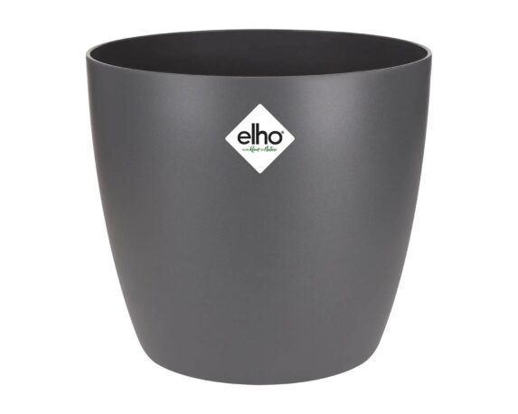 Cachepot Tondo Brussels Antracite 25cm in Plastica Riciclata – Elho