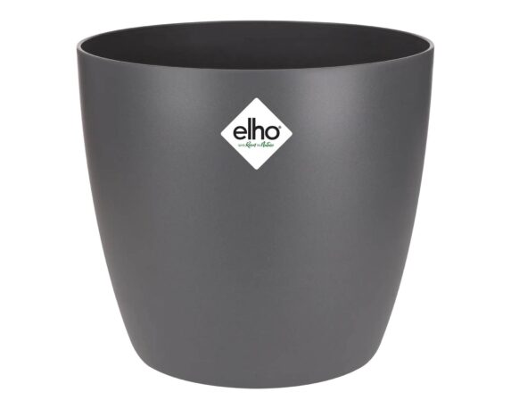 Cachepot Tondo Brussels Antracite 30cm in Plastica Riciclata – Elho