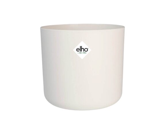 Cachepot Tondo B For Soft Bianco 14cm In Plastica Riciclata – Elho
