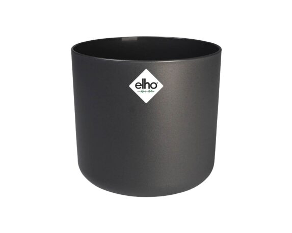 Cachepot Tondo B for Soft Antracite 14cm in Plastica Riciclata – Elho