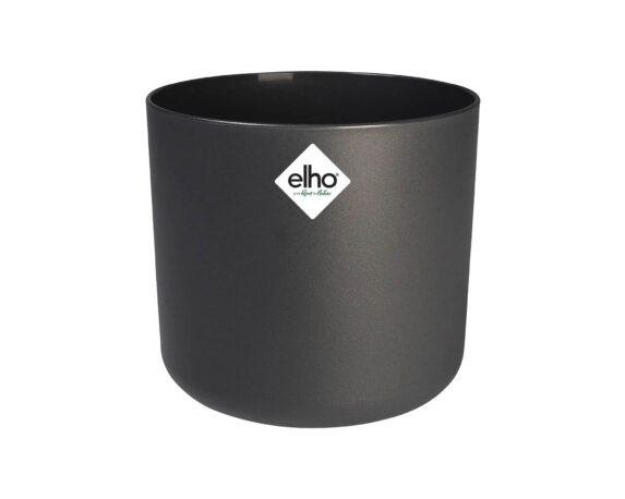 Cachepot Tondo B For Soft Antracite 16cm In Plastica Riciclata – Elho
