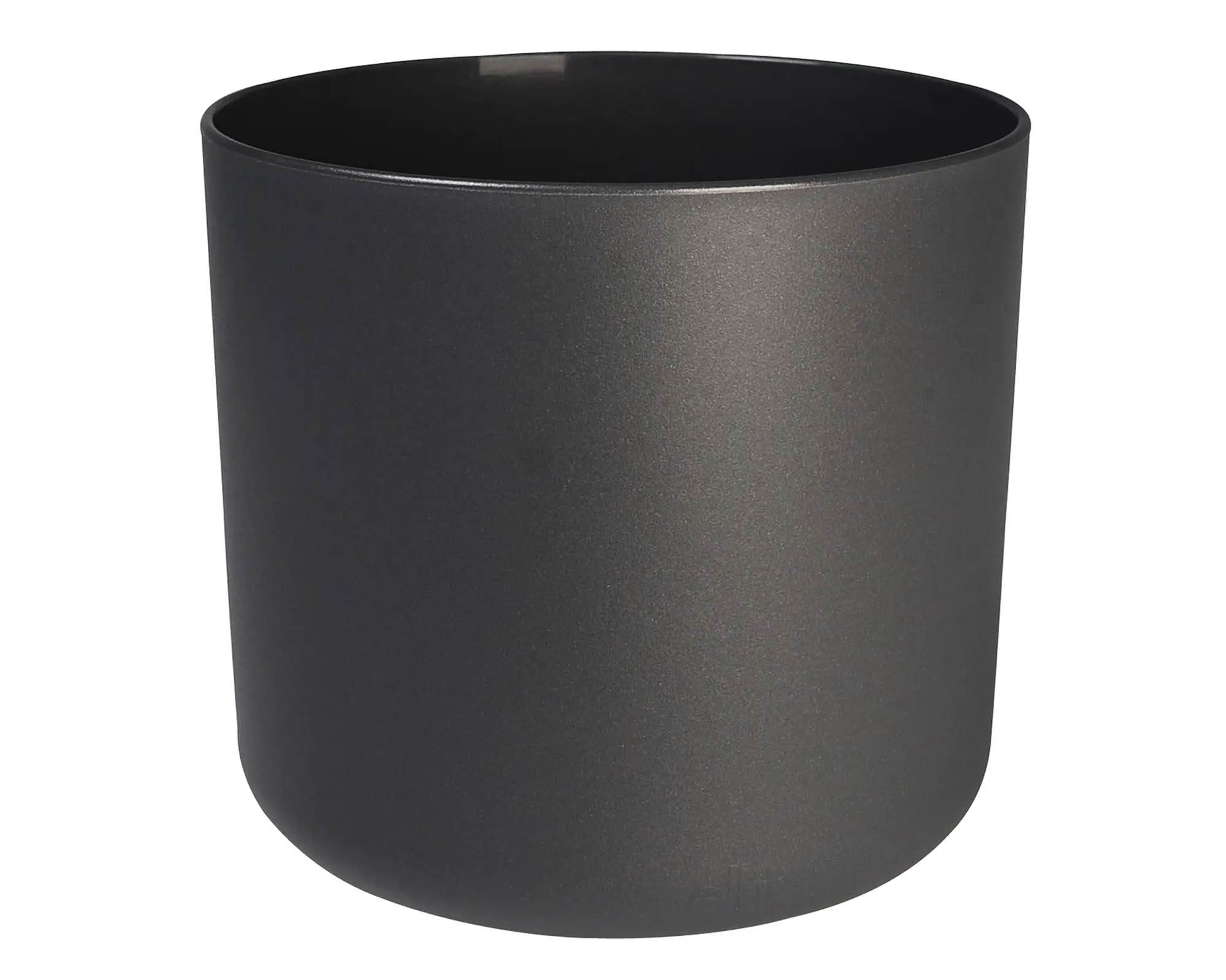 Cachepot Tondo B for Soft Antracite 16cm in Plastica Riciclata - Elho - immagine 3