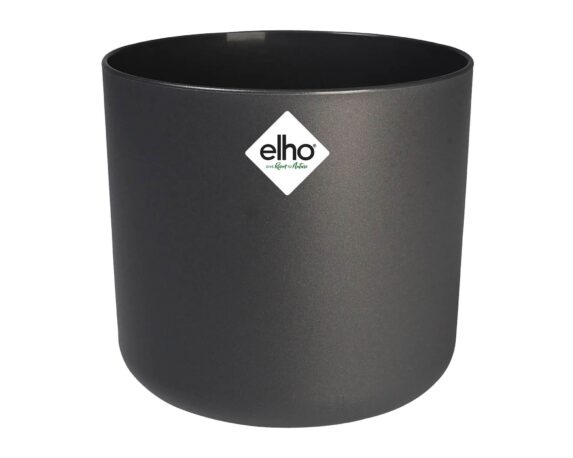 Cachepot Tondo B For Soft Antracite 30cm In Plastica Riciclata – Elho
