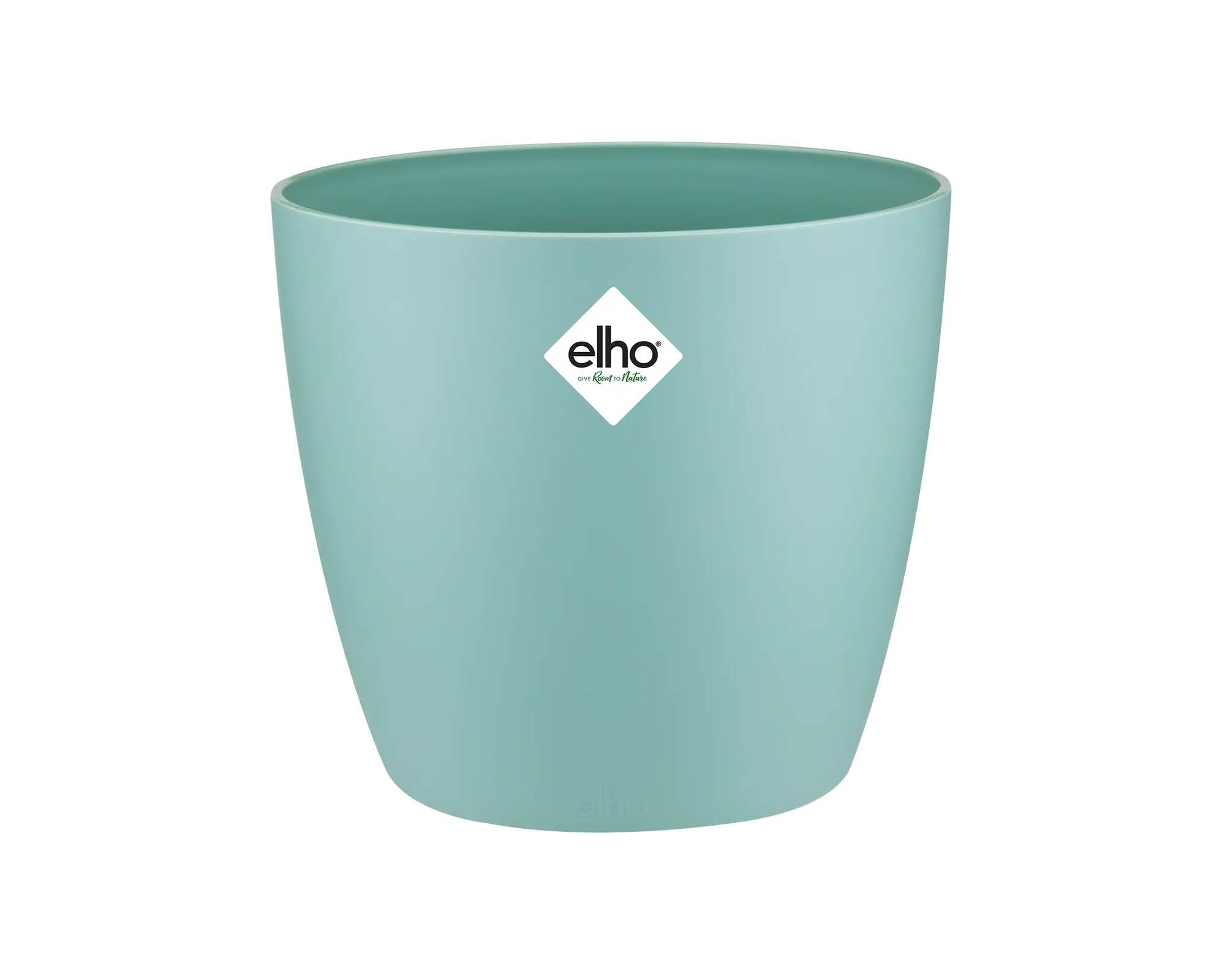 Cachepot Tondo Brussels Menta 18cm in Plastica Riciclata - Elho