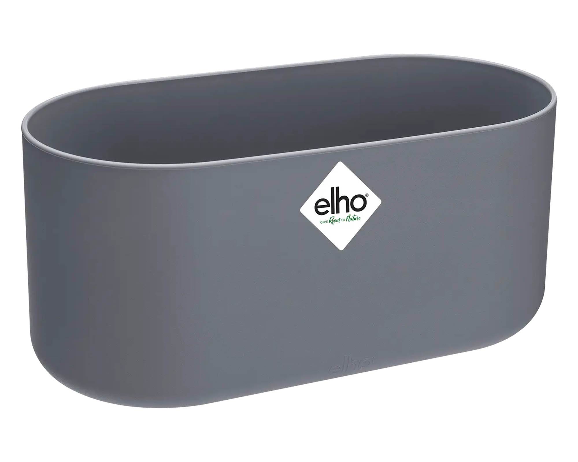 Cachepot B for Soft Duo Antracite 27cm in Plastica Riciclata - Elho