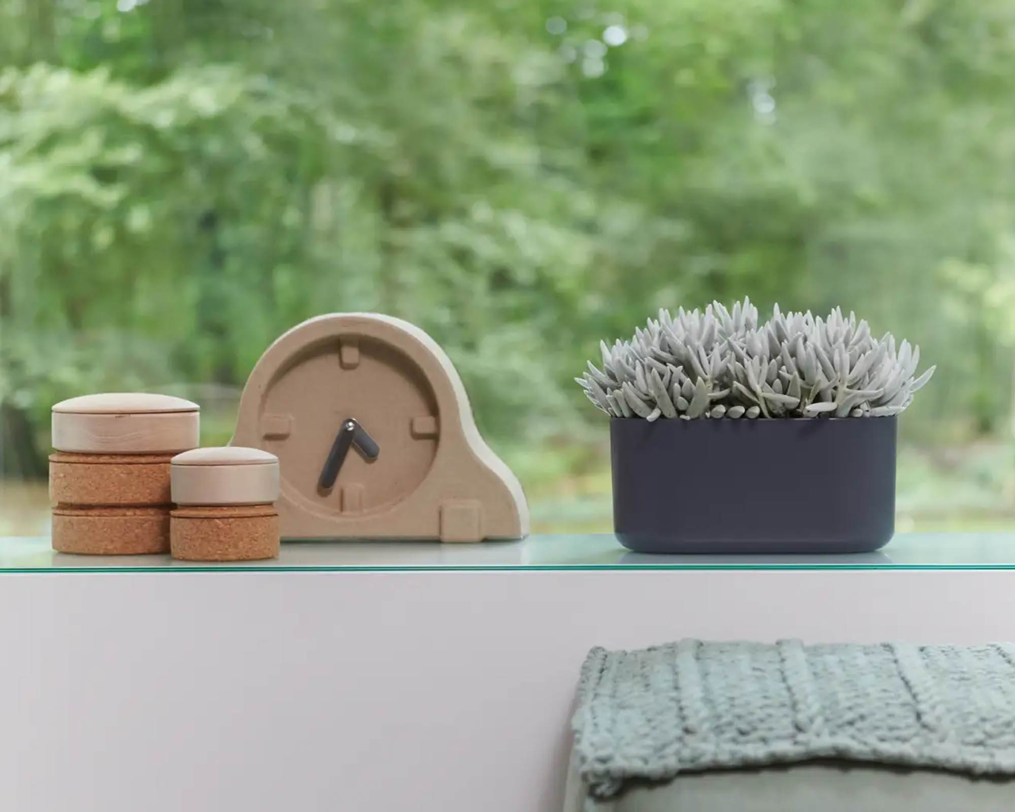 Cachepot B for Soft Duo Antracite 27cm in Plastica Riciclata - Elho - immagine 7