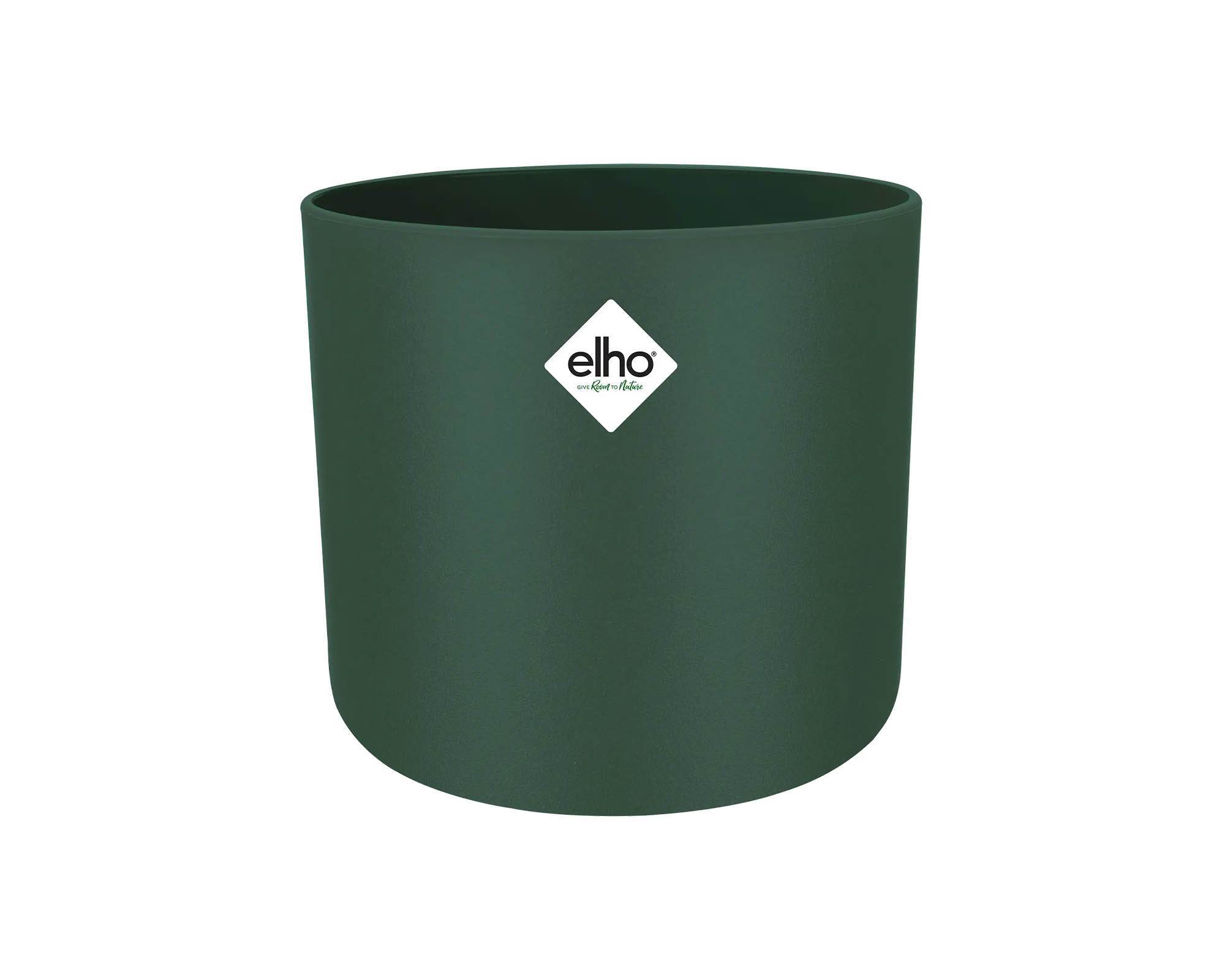 Cachepot Tondo B for Soft Verde Foglia 14cm in Plastica Riciclata - Elho