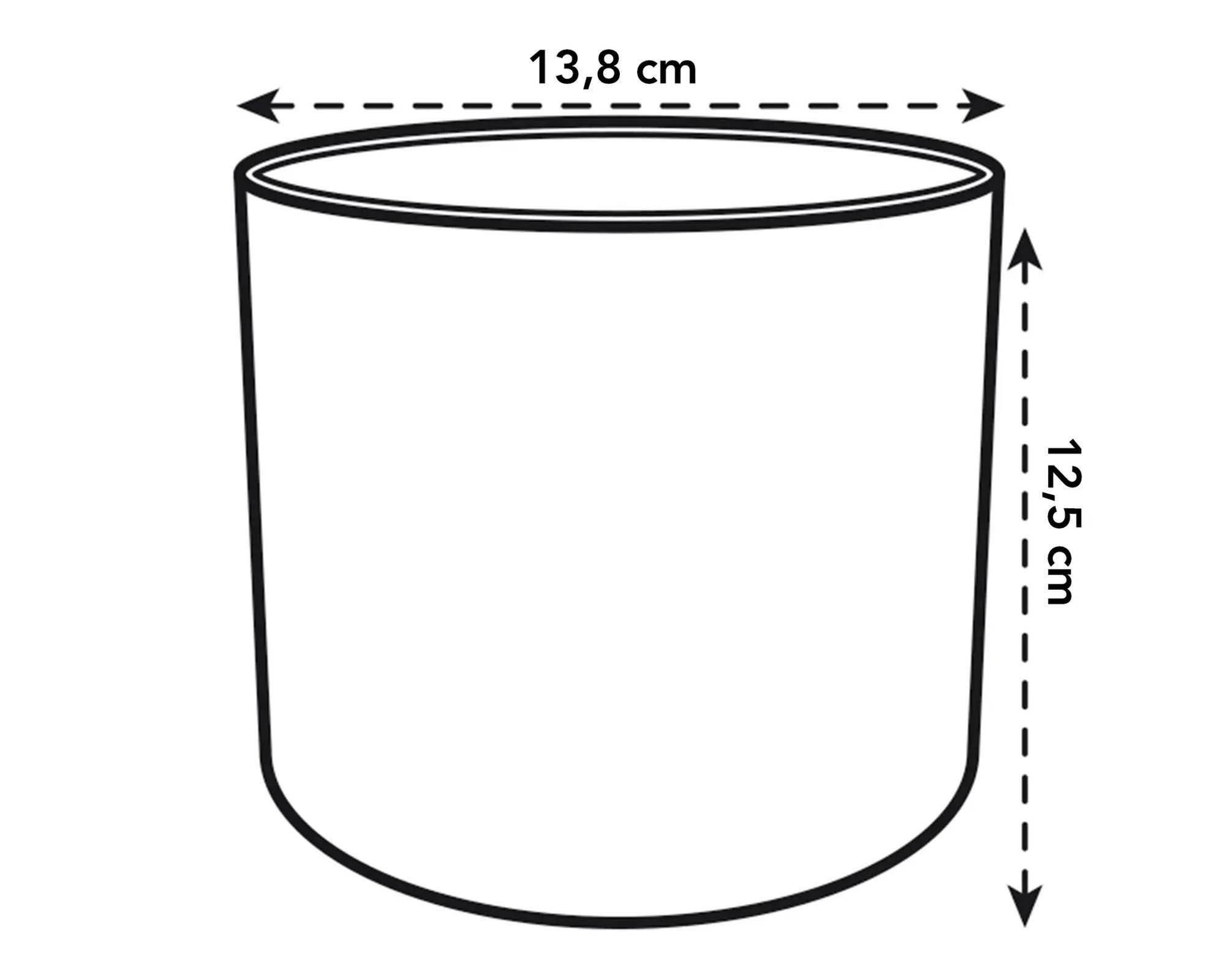 Cachepot Tondo B for Soft Verde Foglia 16cm in Plastica Riciclata - Elho - immagine 4