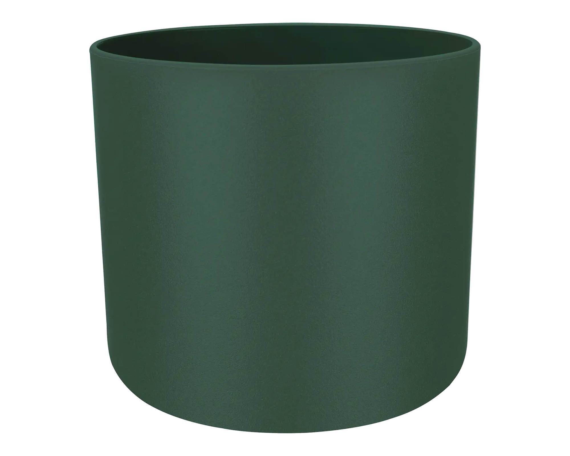 Cachepot Tondo B for Soft Verde Foglia 16cm in Plastica Riciclata - Elho - immagine 3