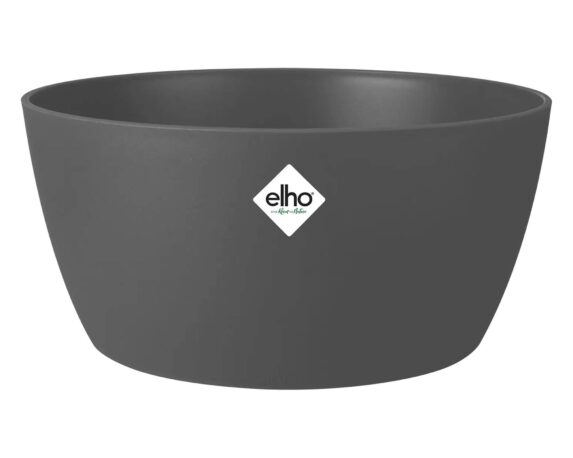 Cachepot Ciotola Brussels Antracite 23cm in Plastica Riciclata – Elho