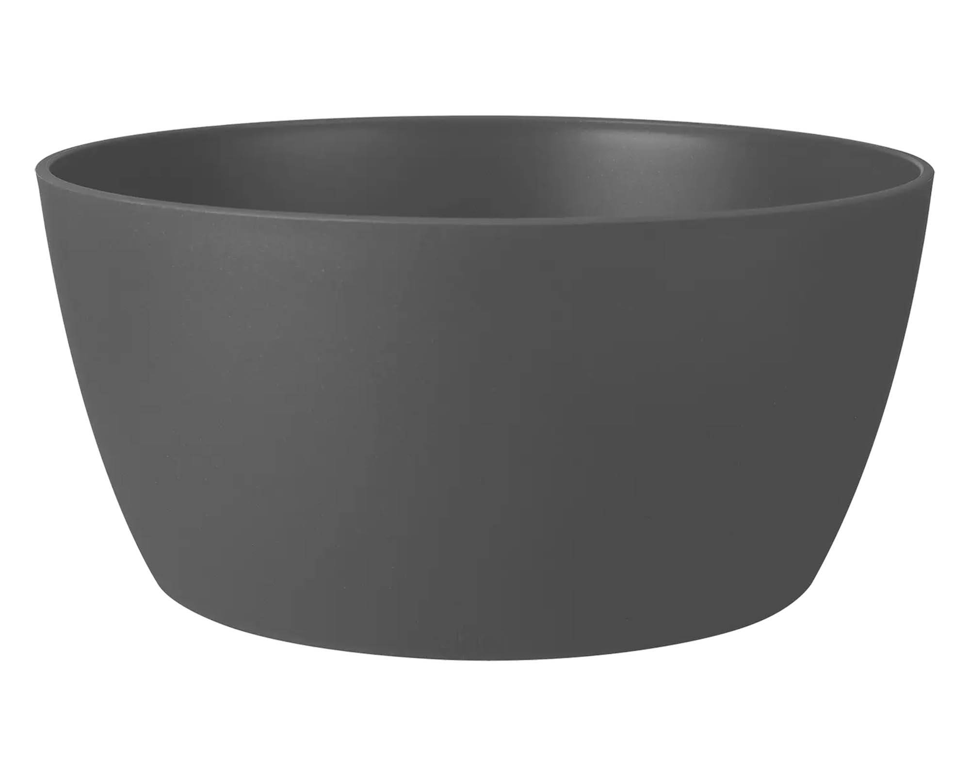 Cachepot Ciotola Brussels Antracite 23cm in Plastica Riciclata - Elho - immagine 2