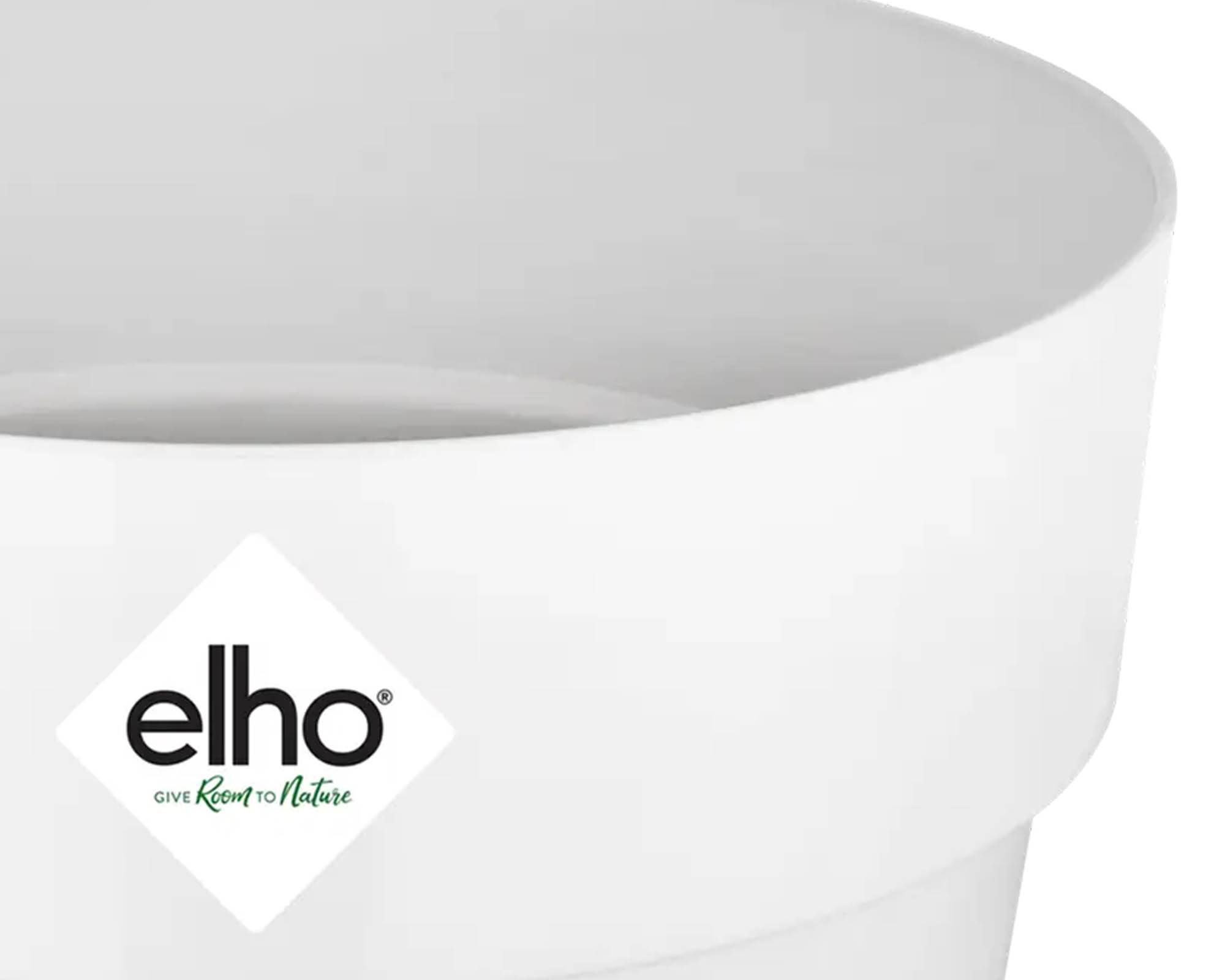 Cachepot B for Original Bianco D22cm in Plastica Riciclata - Elho - immagine 2
