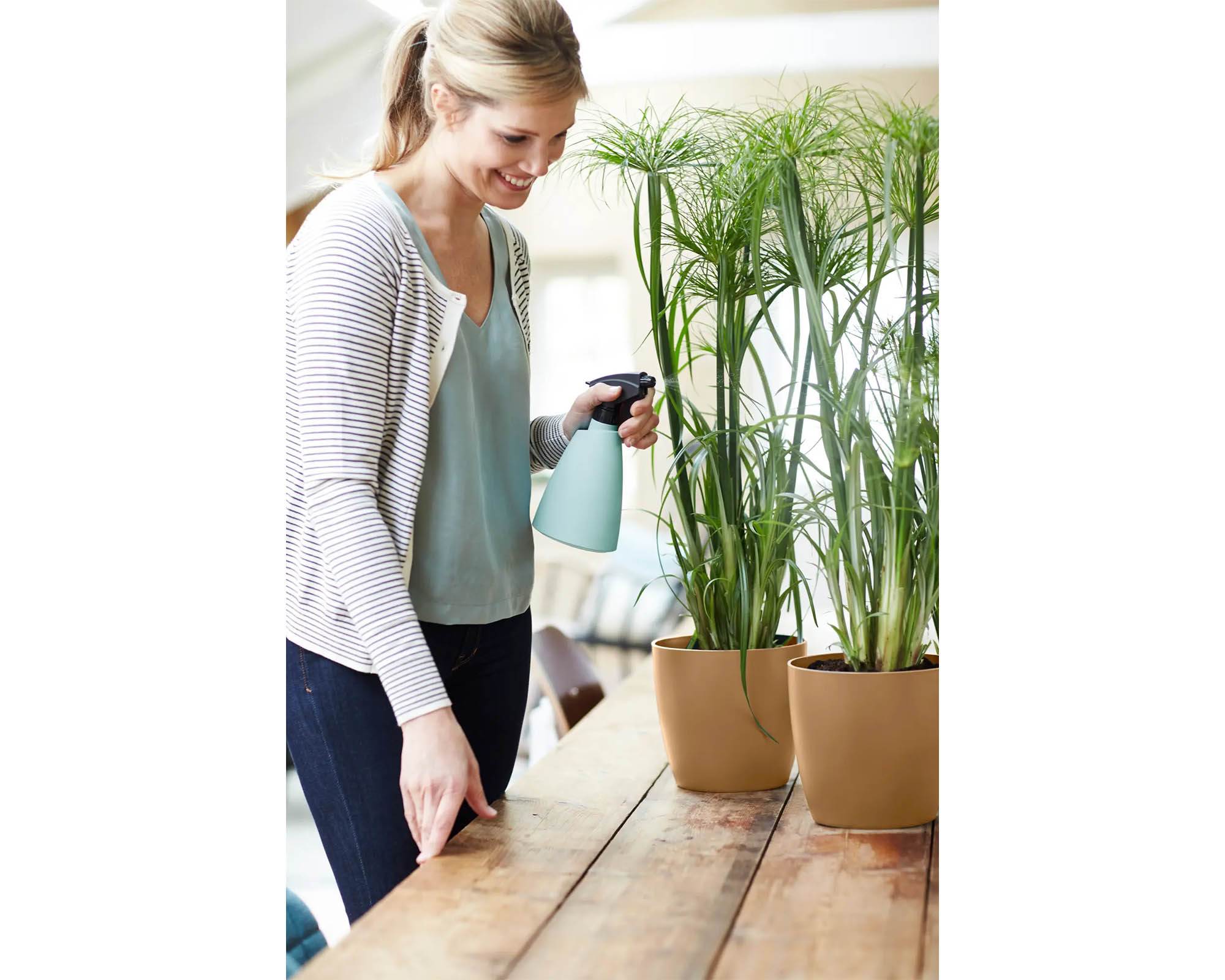 Cachepot Tondo Brussels Marrone Cookie 16cm in Plastica Riciclata - Elho - immagine 10