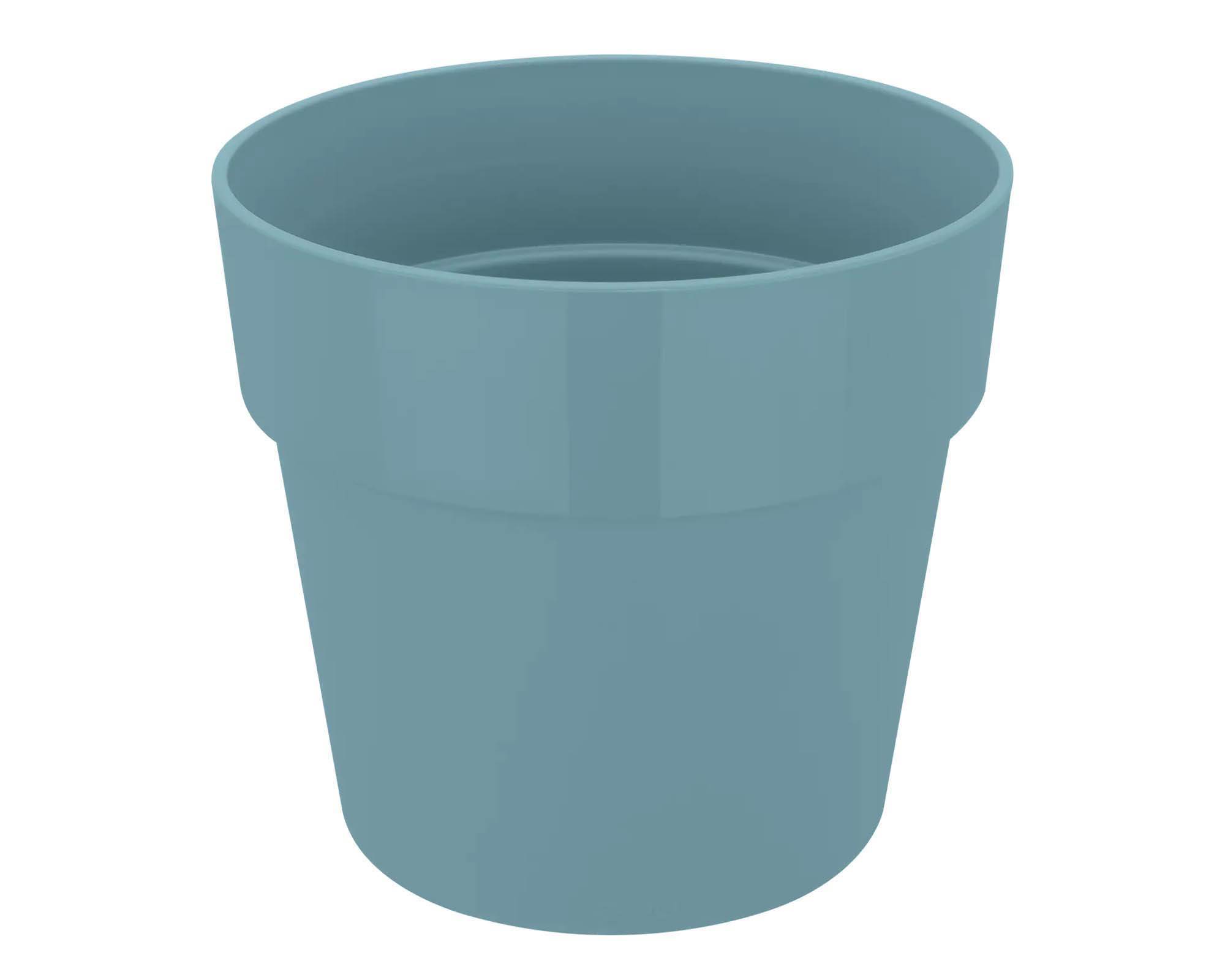 Cachepot B for Original Grigio Azzurro D14cm in Plastica Riciclata - Elho - immagine 3