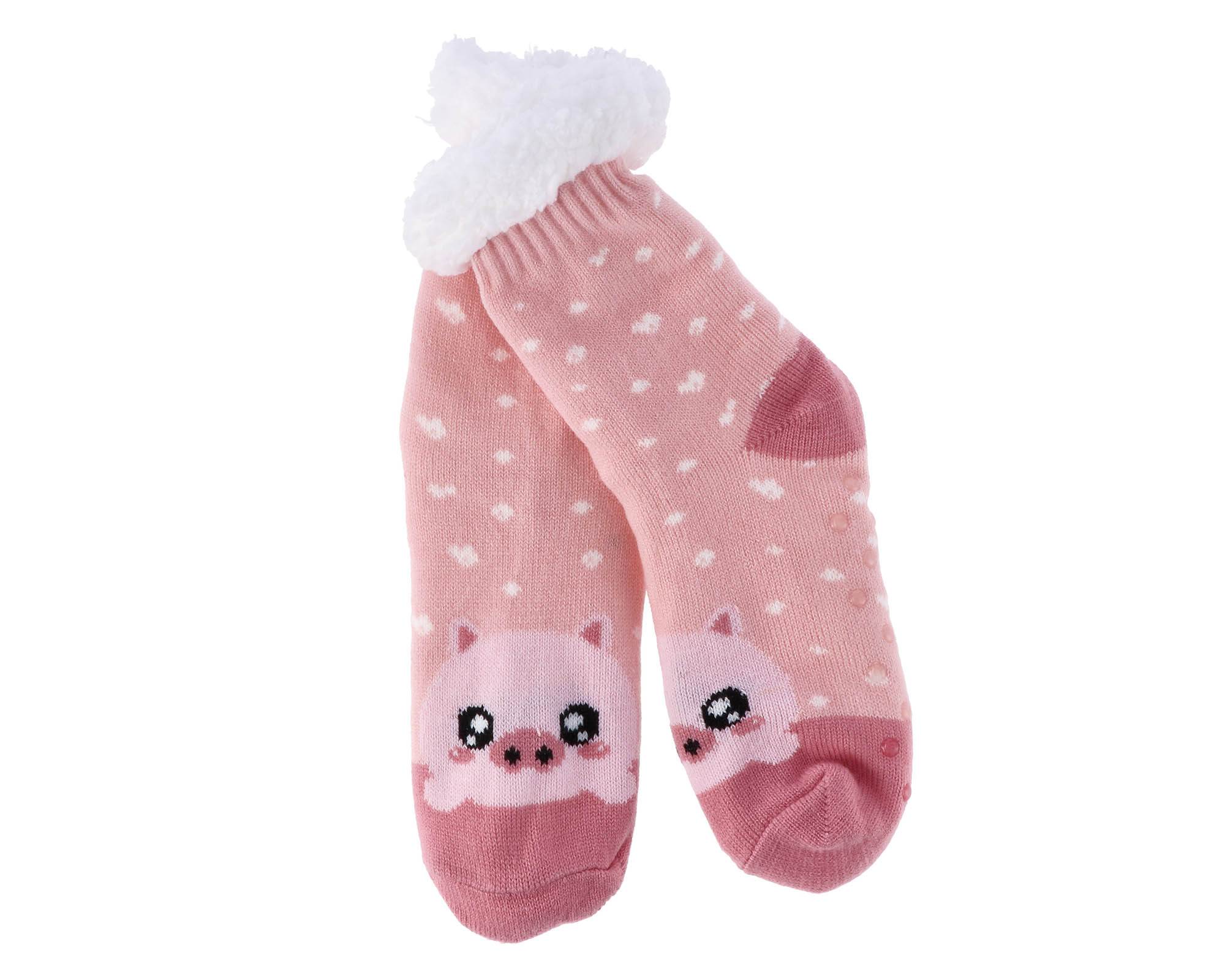 Calze Antiscivolo Sherpa Assortite 35/40 per Adulti in Tessuto - immagine 4