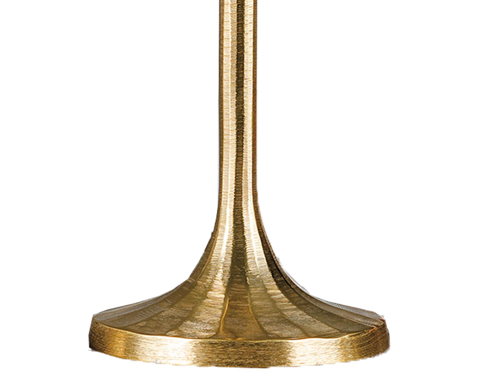 Portacandela Oro D11,5x32,5h in Metallo - immagine 2