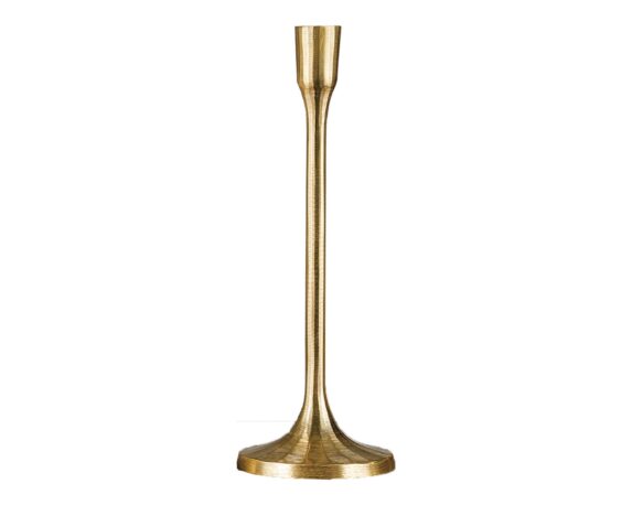Portacandela Oro D11,5×32,5h in Metallo