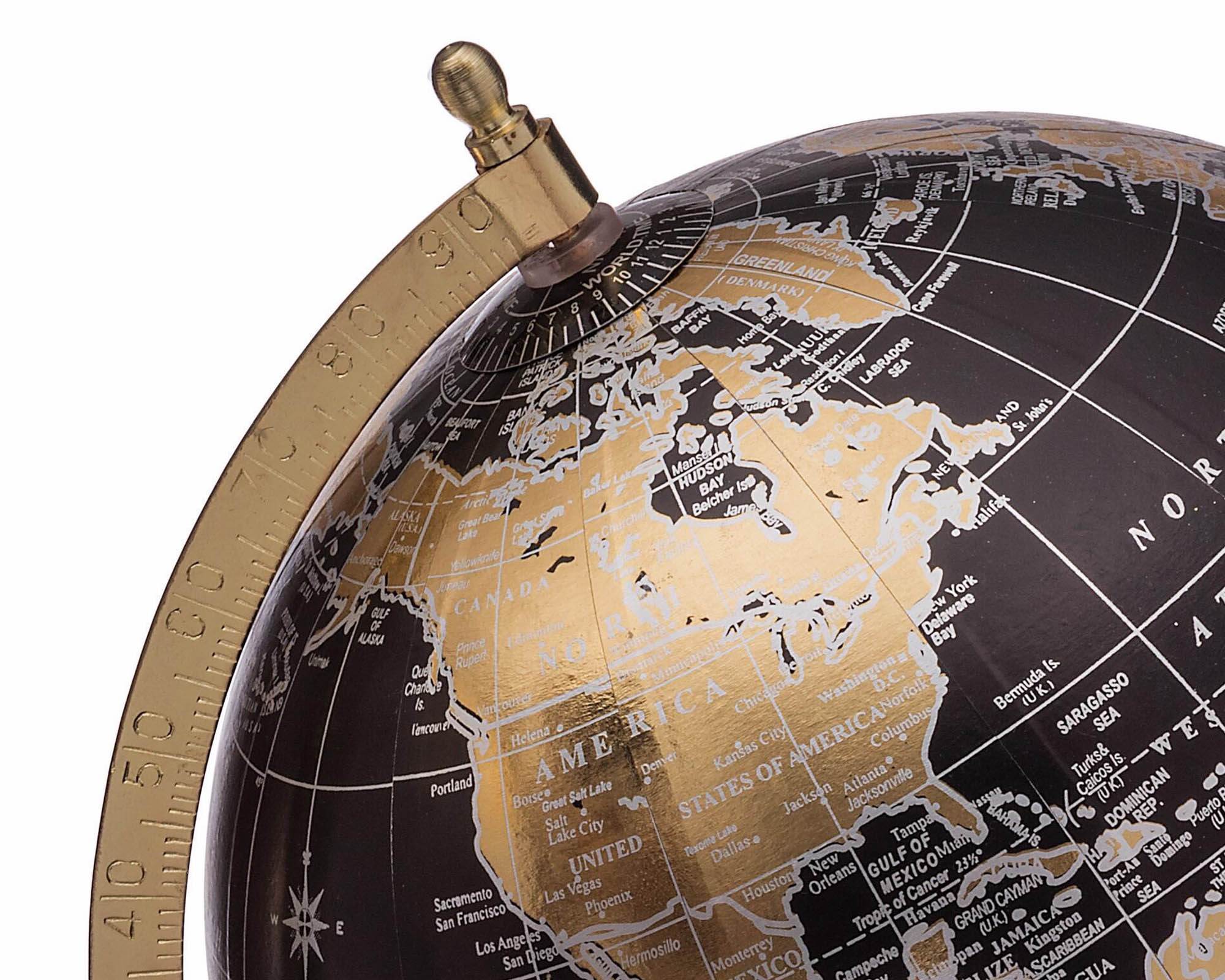 Mappamondo Decorativo Assortito in Legno e Plastica - immagine 4