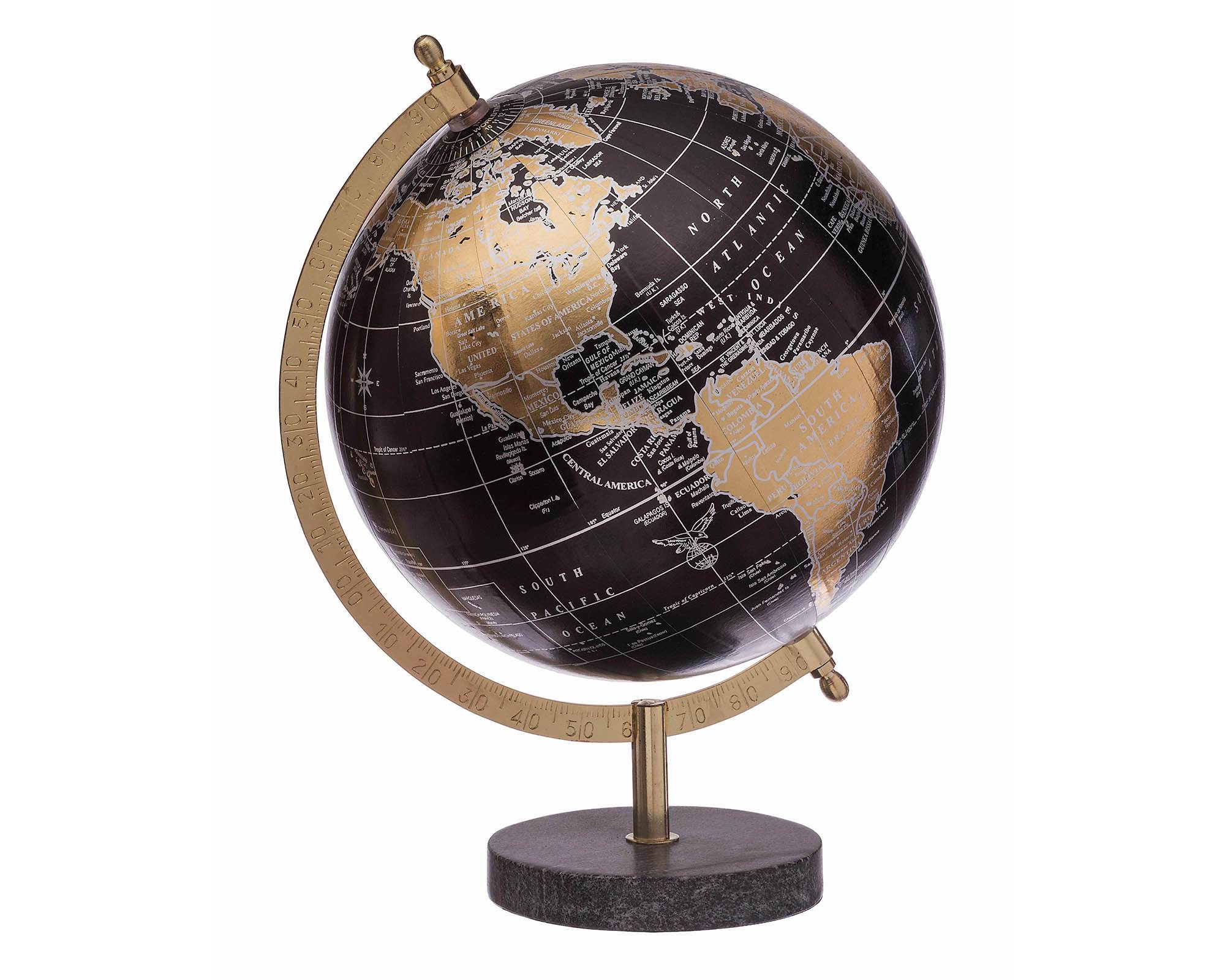 Mappamondo Decorativo Assortito in Legno e Plastica - immagine 3