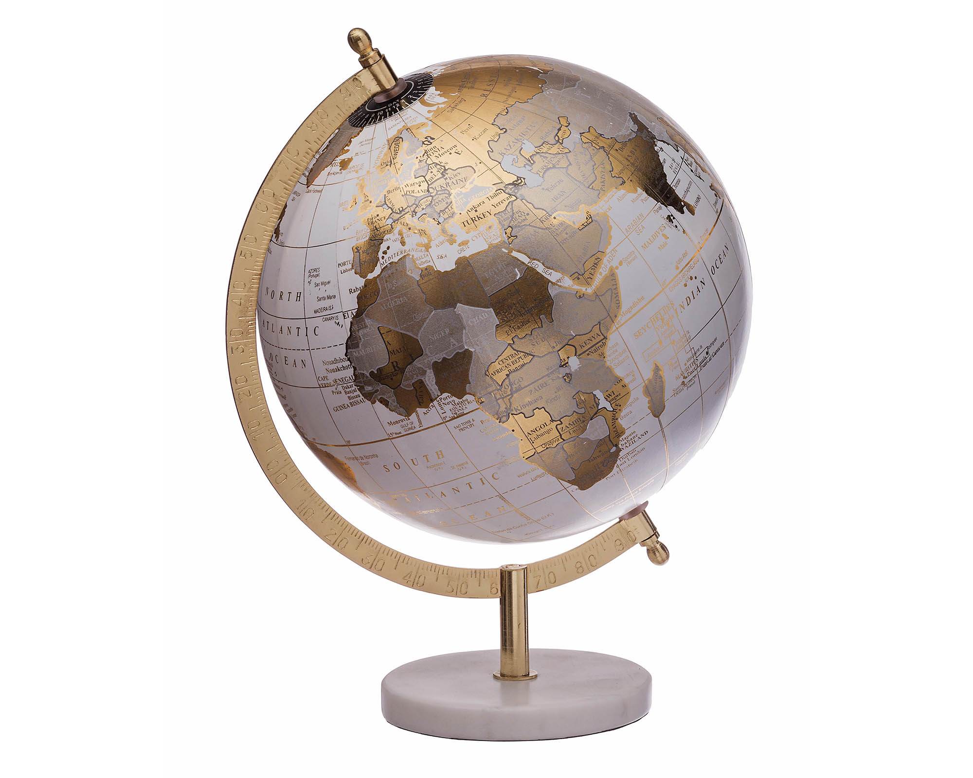 Mappamondo Decorativo Assortito in Legno e Plastica - immagine 2