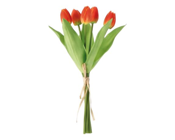 10061880 BOUQUET TULIPANO REAL TOUCH 5F COL ASS 37CM 103990 0001 103990f