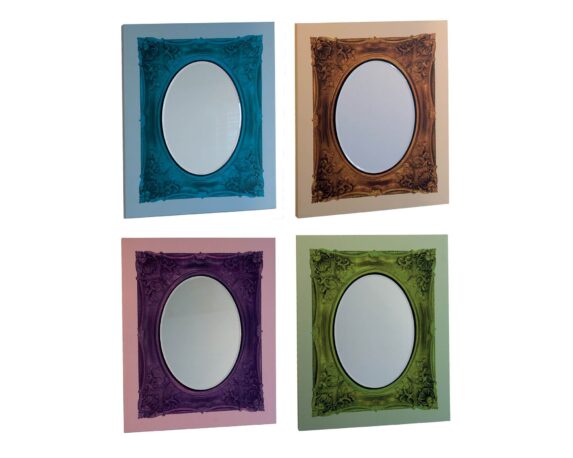 Specchio Canvas Assortito 50×60 In Tela E MDF – Bizzotto
