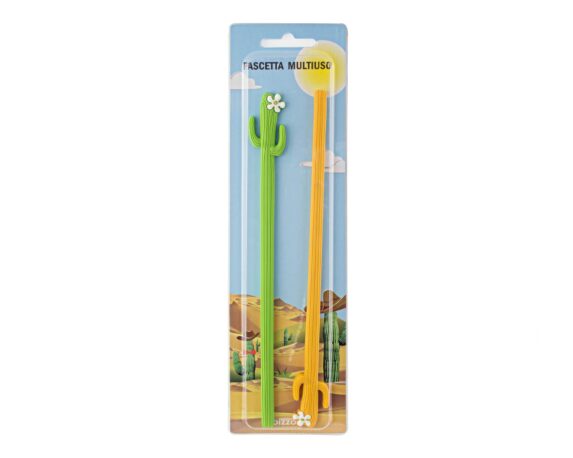 Set 2 Pz Fascetta Pieghevole Cactus In PVC – Bizzotto