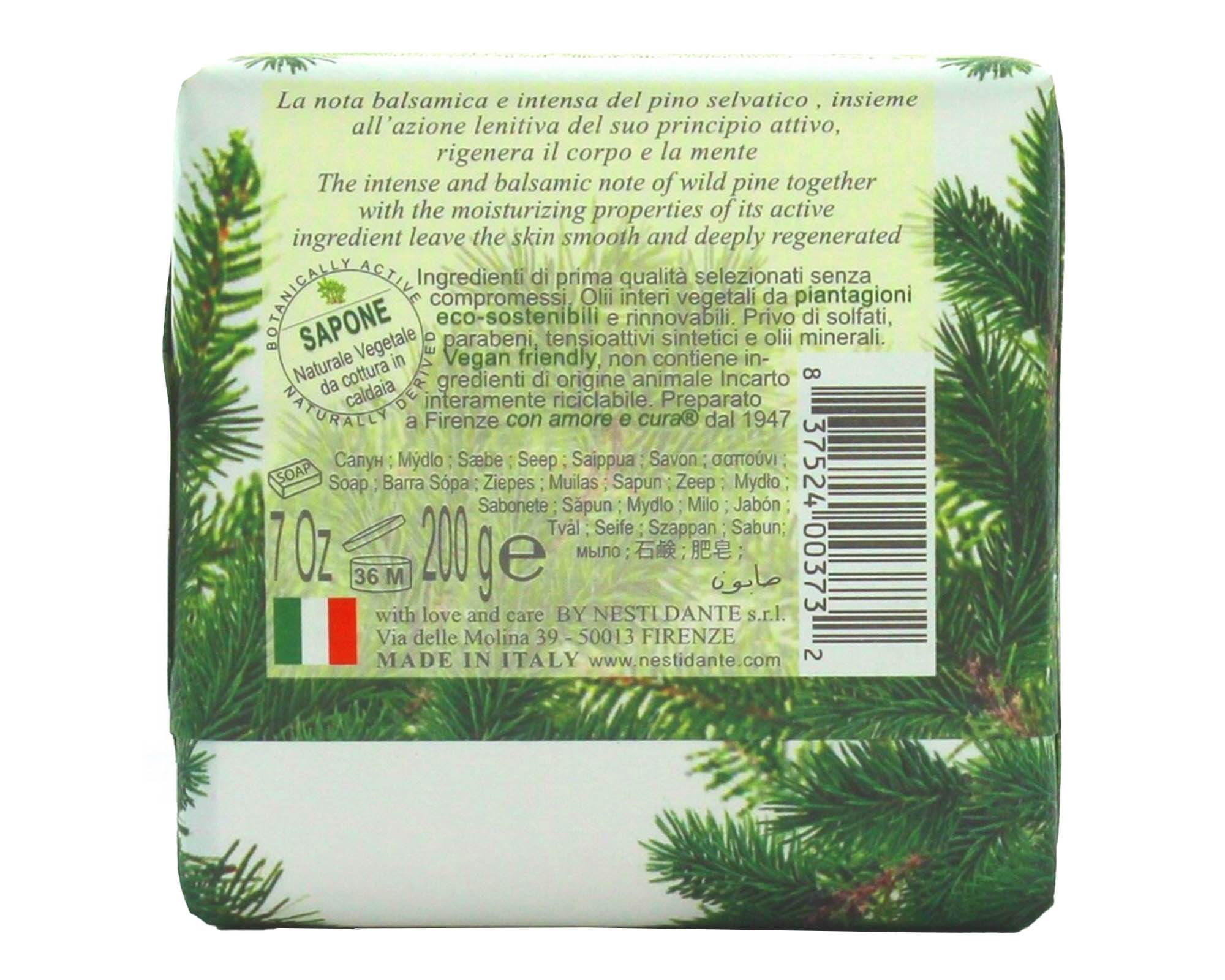 Sapone Marsiglia Toscano Pino Selvatico da 200g - immagine 2