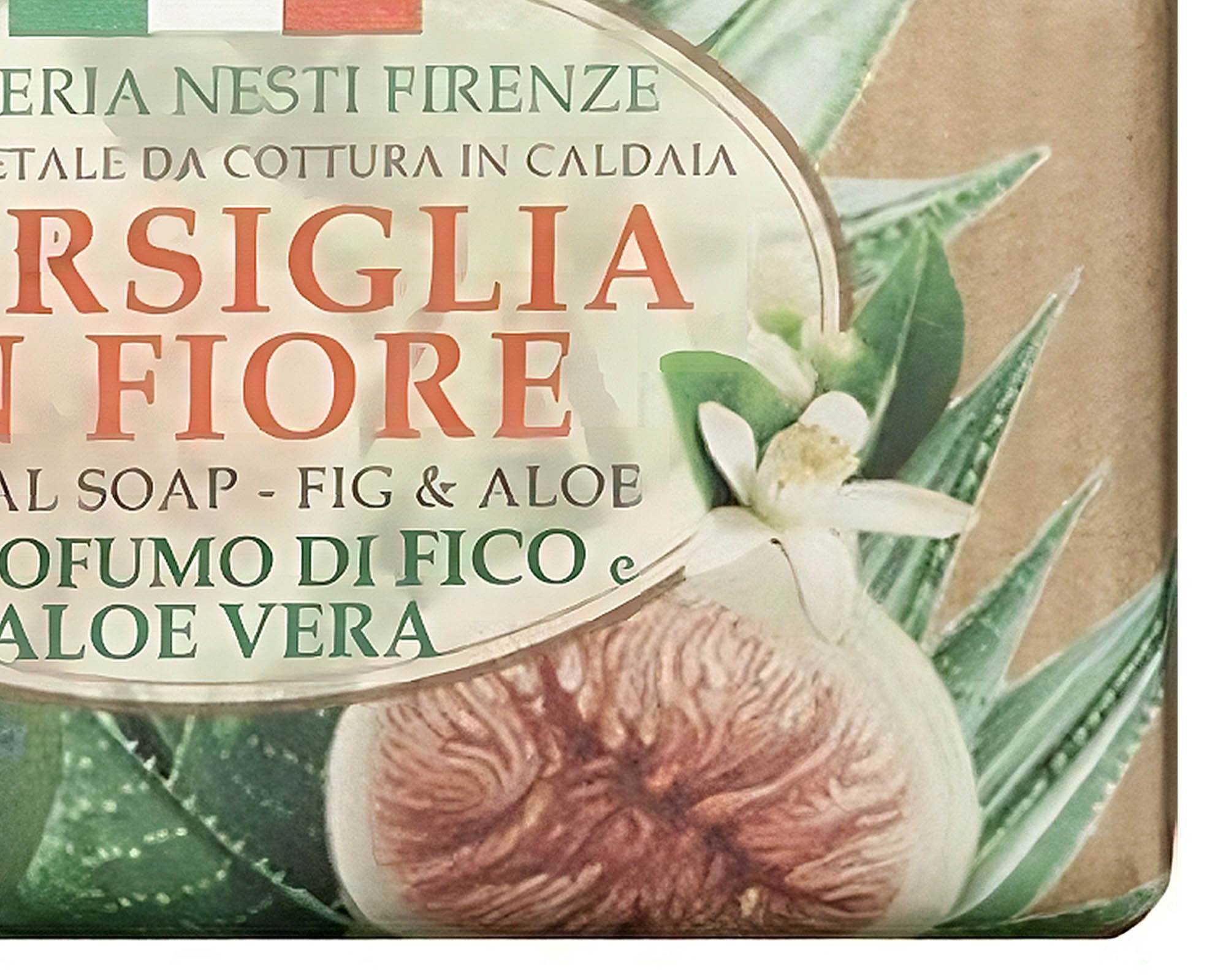 Sapone Marsiglia in Fiore Fico & Aloe da 125g - immagine 2