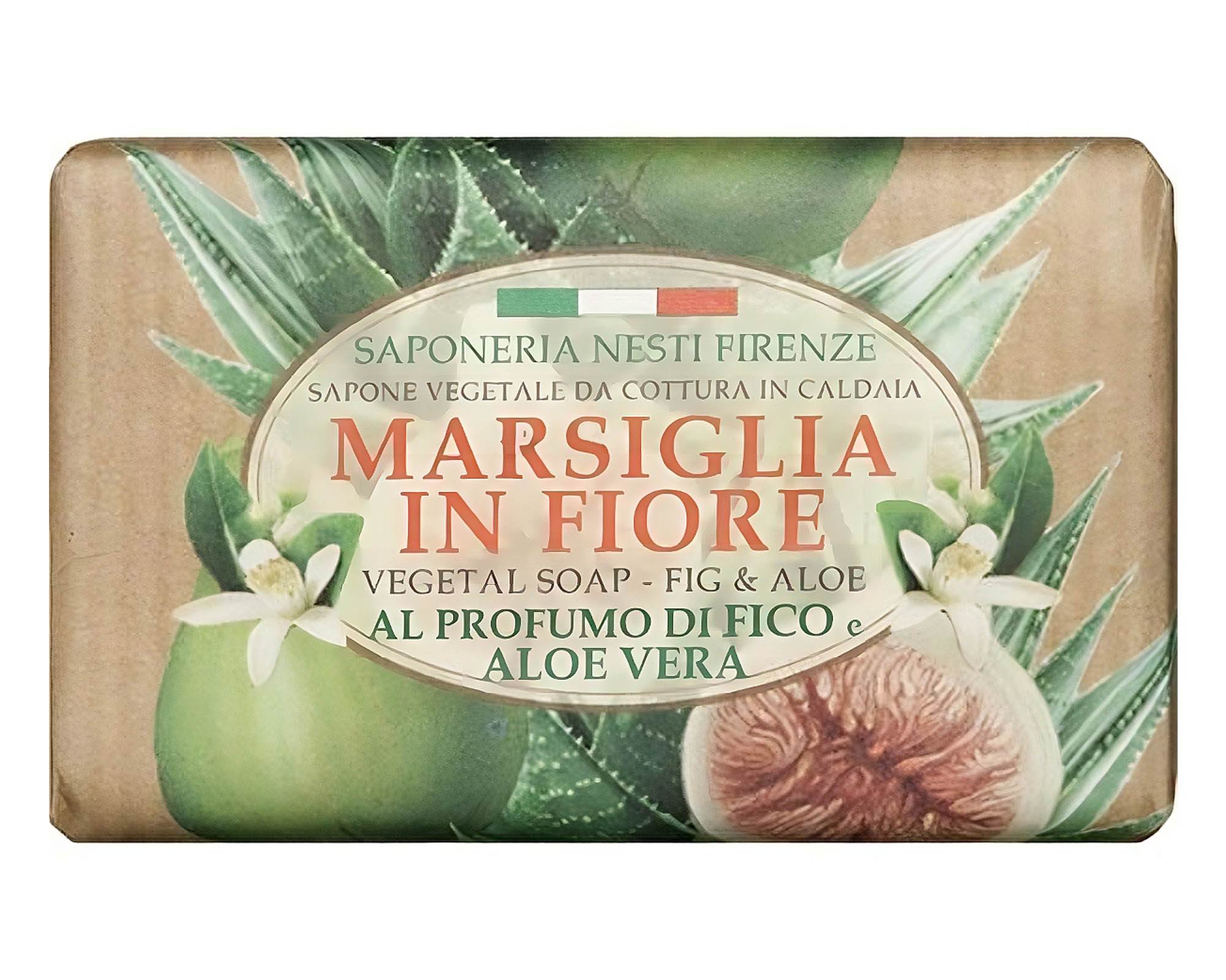 Sapone Marsiglia in Fiore Fico & Aloe da 125g