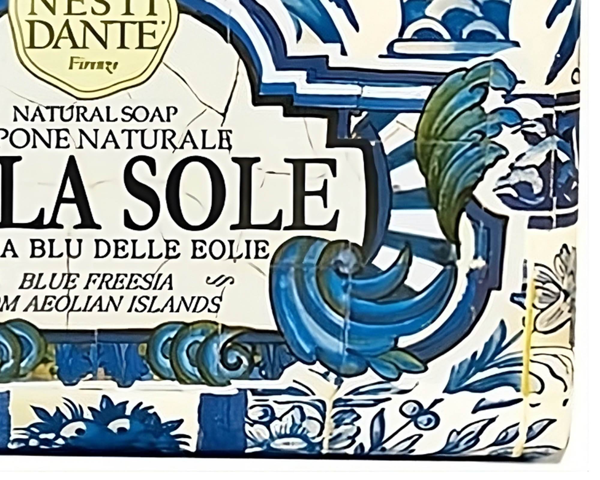 Sapone Fresia Blu delle Eolie Villa Sole da 250g - immagine 2