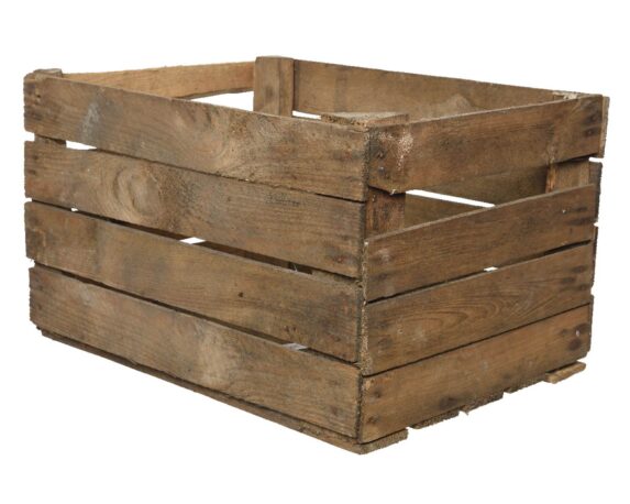 Cassetta Effetto Anticato 40x50x30cm in Legno – Kaemingk