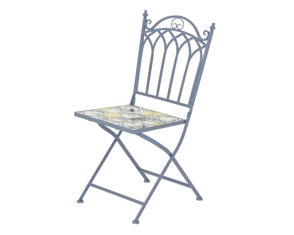 Sedia Bistrot Sorrento Blu in Ferro – Kaemingk