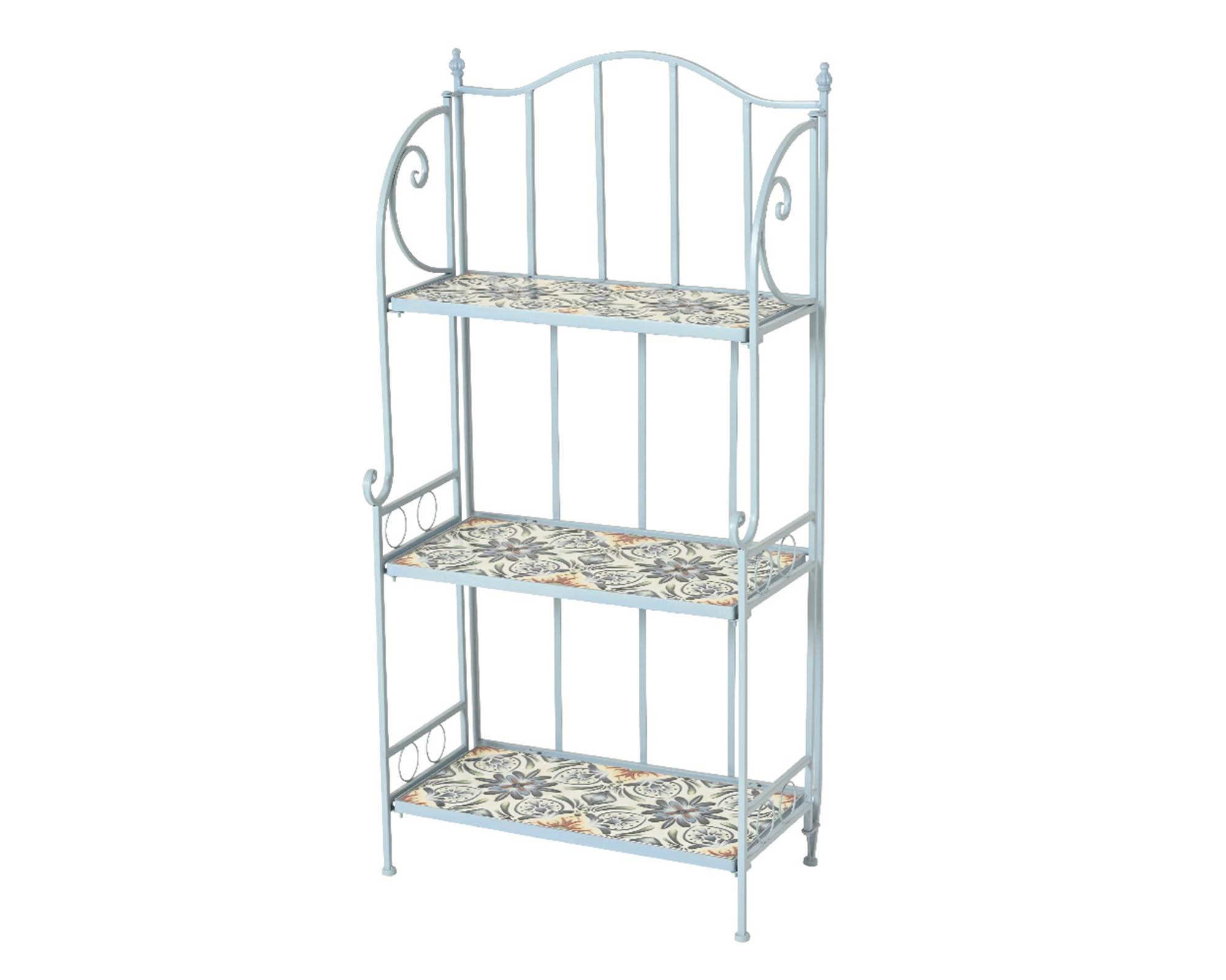 Mensola Florida Azzurro in Ferro - Kaemingk