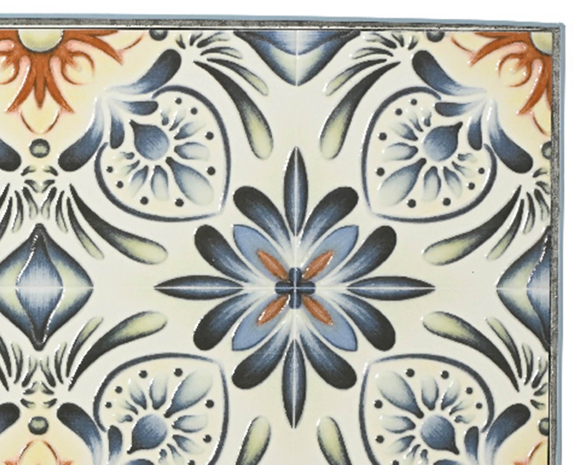 Tavolino Bistrot Florida Azzurro 76x58cm in Ferro - Kaemingk - immagine 4