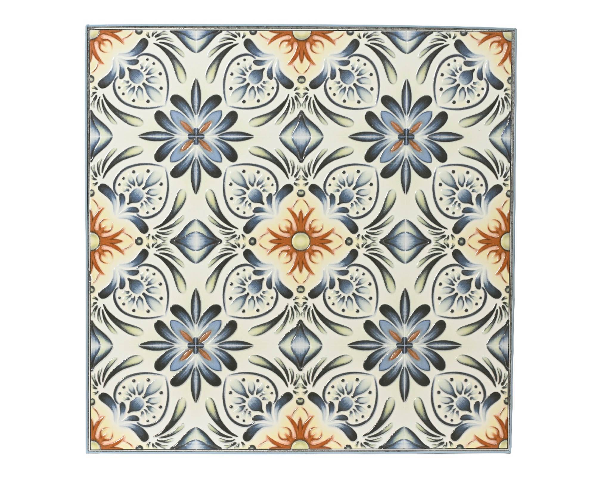 Tavolino Bistrot Florida Azzurro 76x58cm in Ferro - Kaemingk - immagine 3