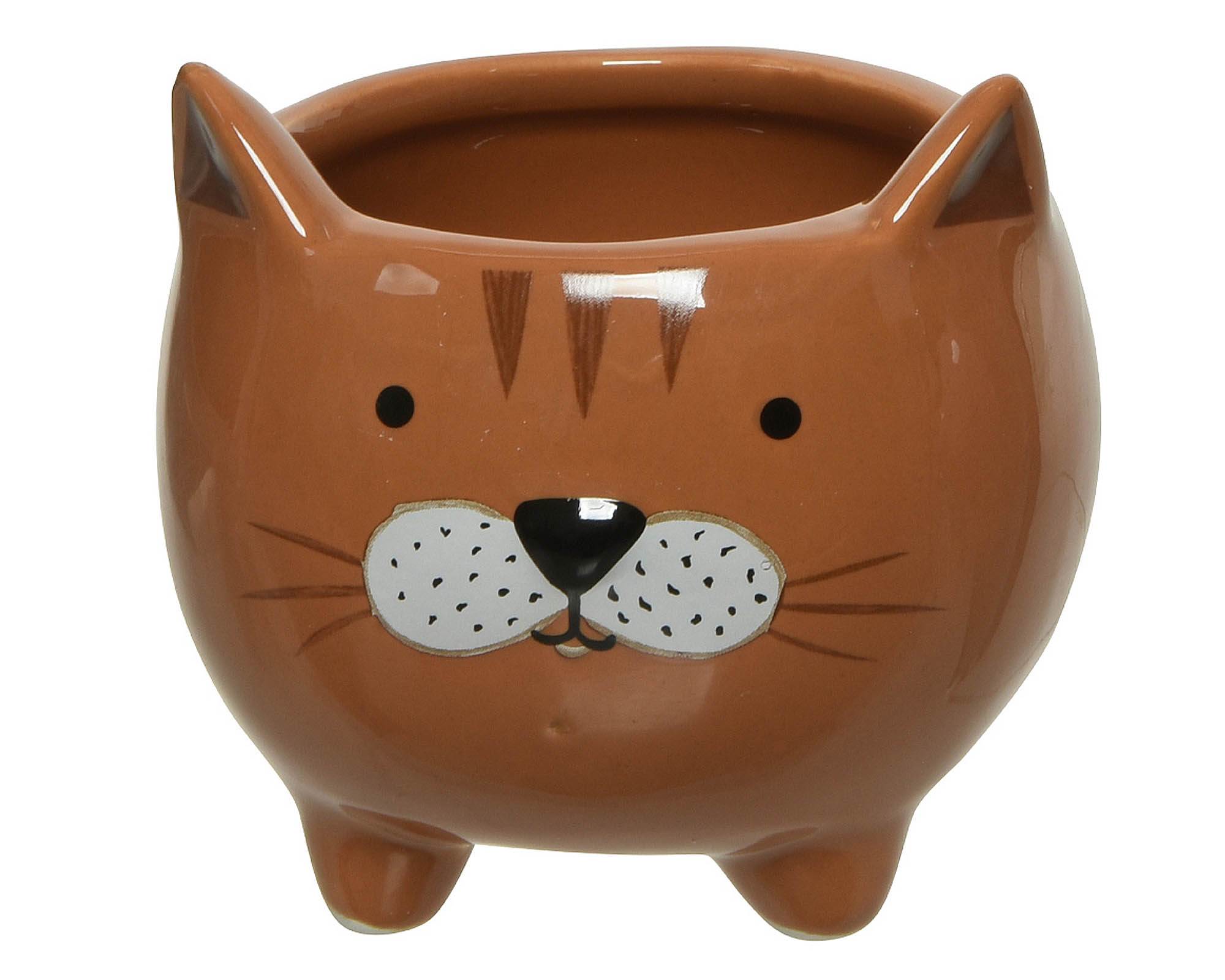 Cachepot Animali Assortito 9x9x9cm in Dolomite - Kaemingk - immagine 2