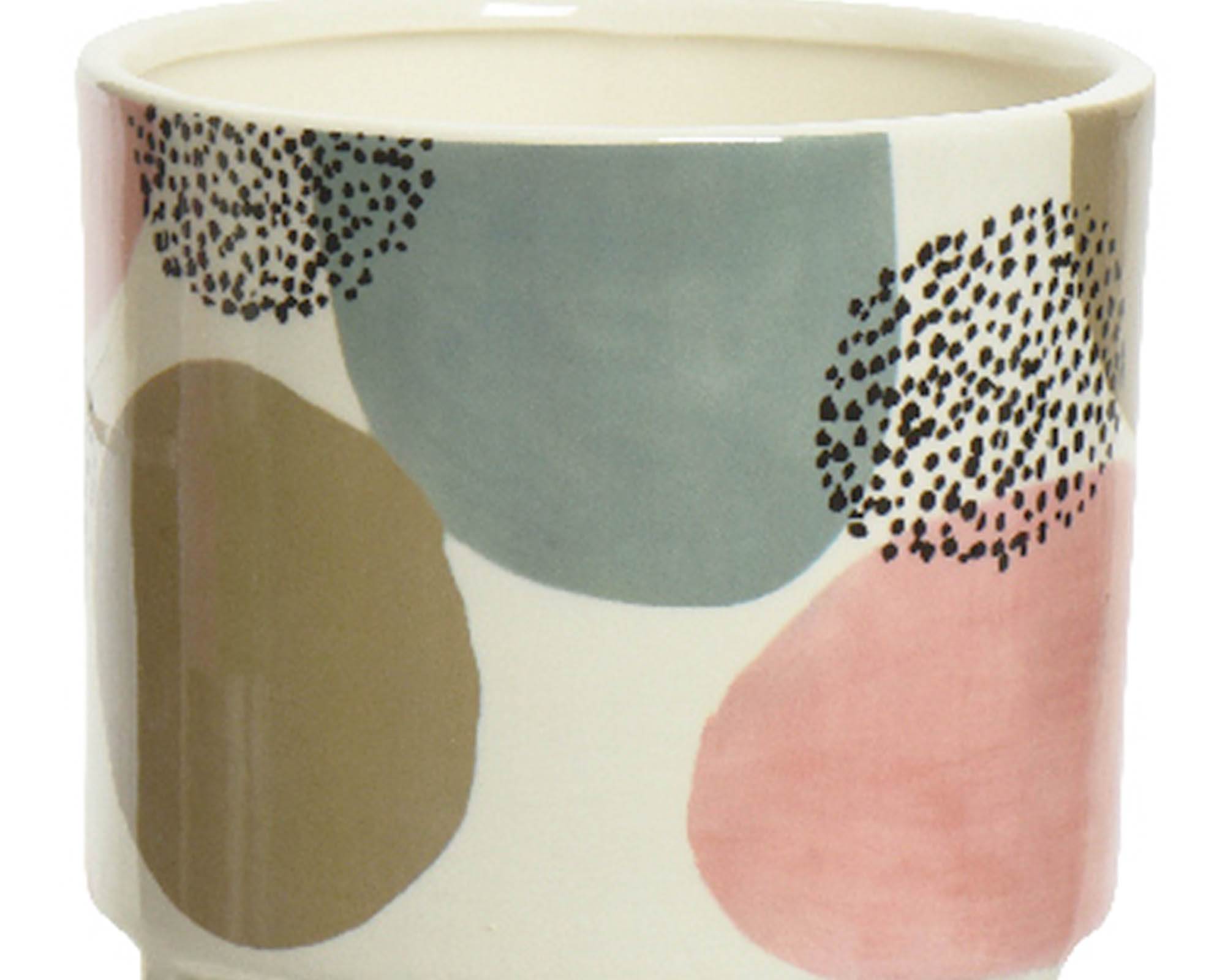 Cachepot con Piedini Assortito 13x13x15cm in Dolomite - Kaemingk - immagine 2