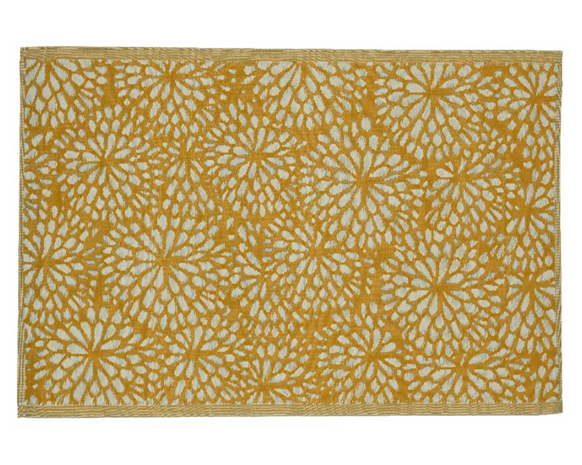 Tappeto Rettangolare Fiori Stilizzati Assortito 180x120cm in Poliestere - Kaemingk - immagine 3