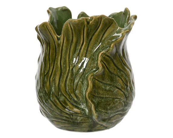 Vaso Irregolare Verde 24x23x30cm In Porcellana – Kaemingk