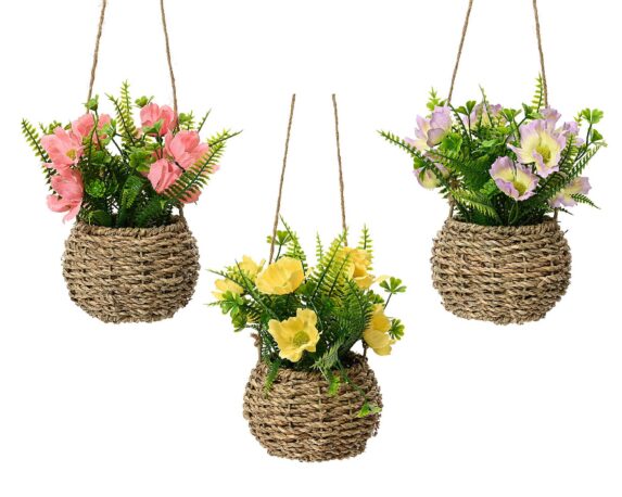 Papavero Artificiale con Vaso in Poliestere e Plastica – Kaemingk