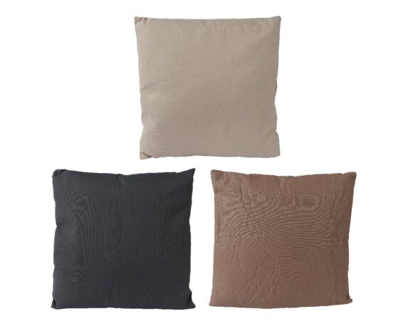Cuscino Tinta Unita Assortito 40x40x15cm in Poliestere – Kaemingk