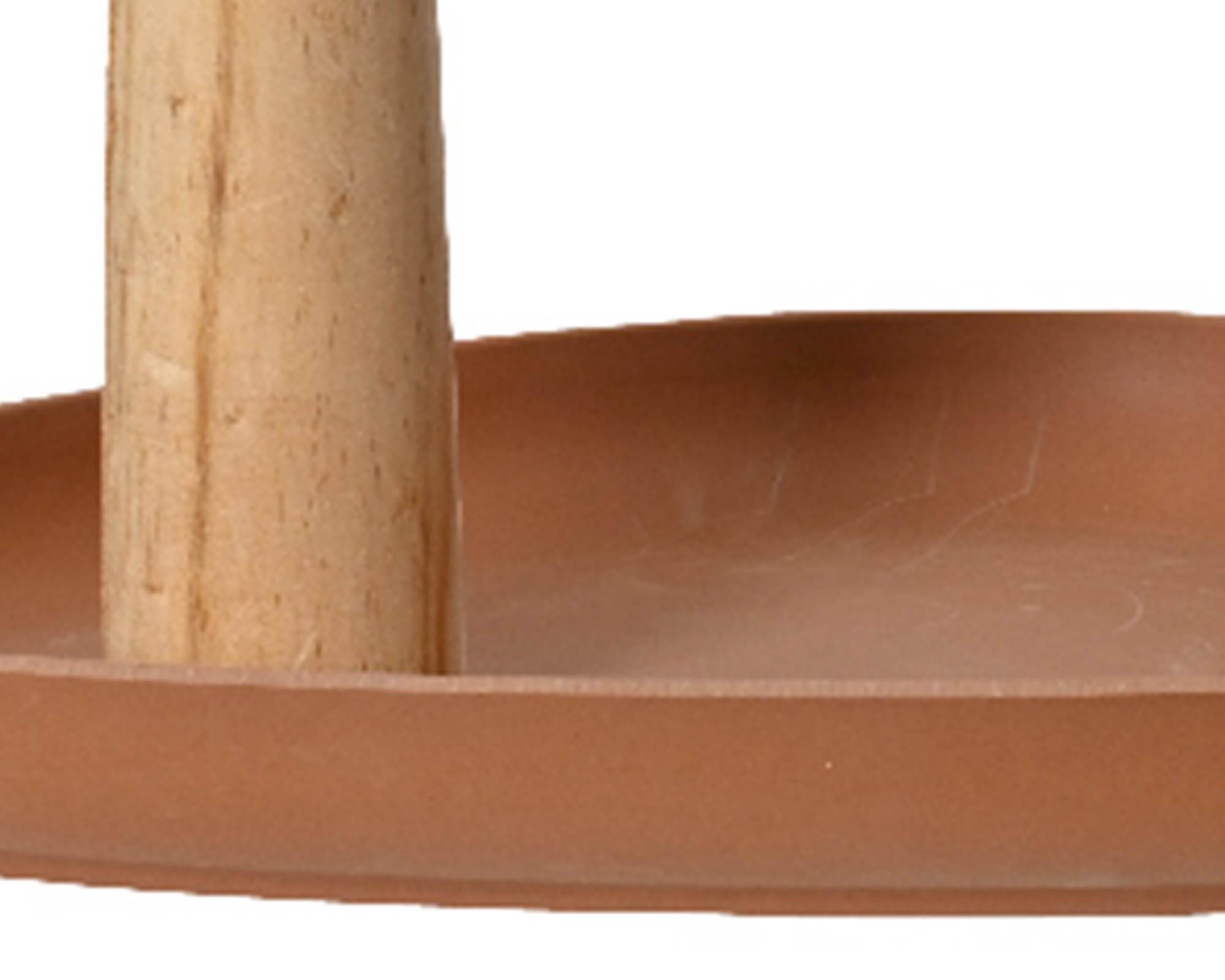 Alzata con 3 Piani Marrone 45x35x30cm in Bamboo - Kaemingk - immagine 2