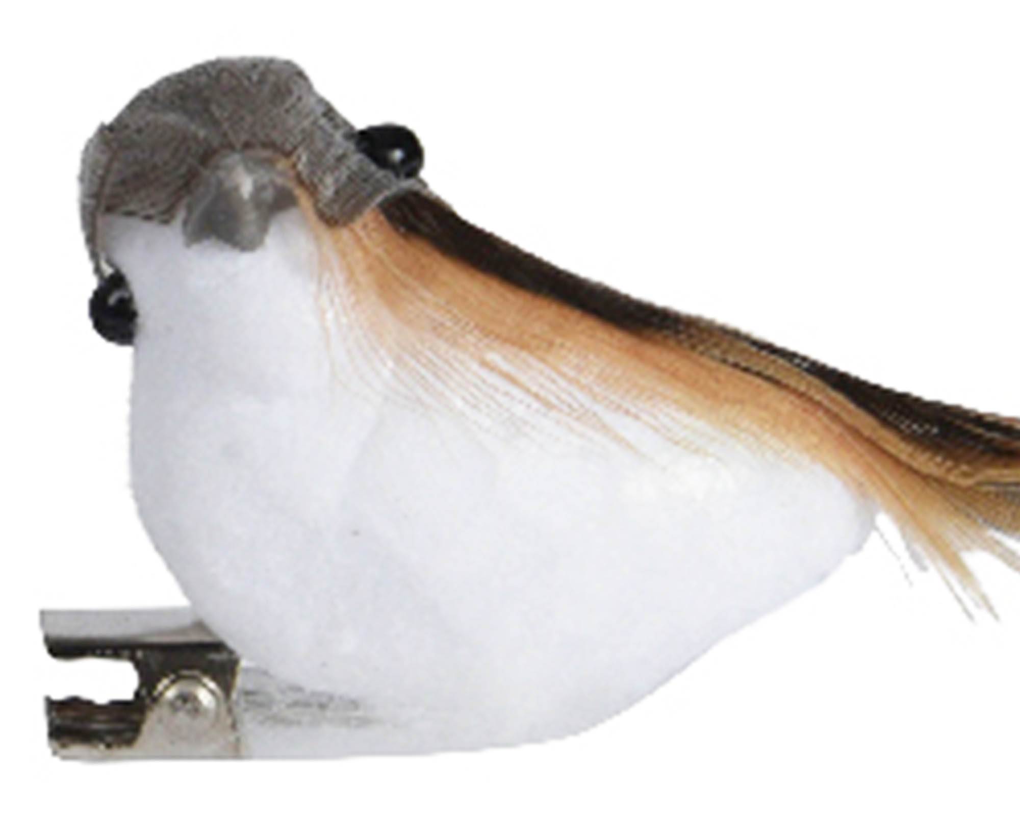 Decorazione Clip Uccellino Assortito 2x7x3cm in Schiuma - Kaemingk - immagine 3