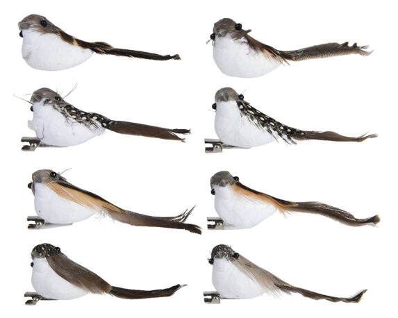 Decorazione Clip Uccellino Assortito 2x7x3cm in Schiuma – Kaemingk