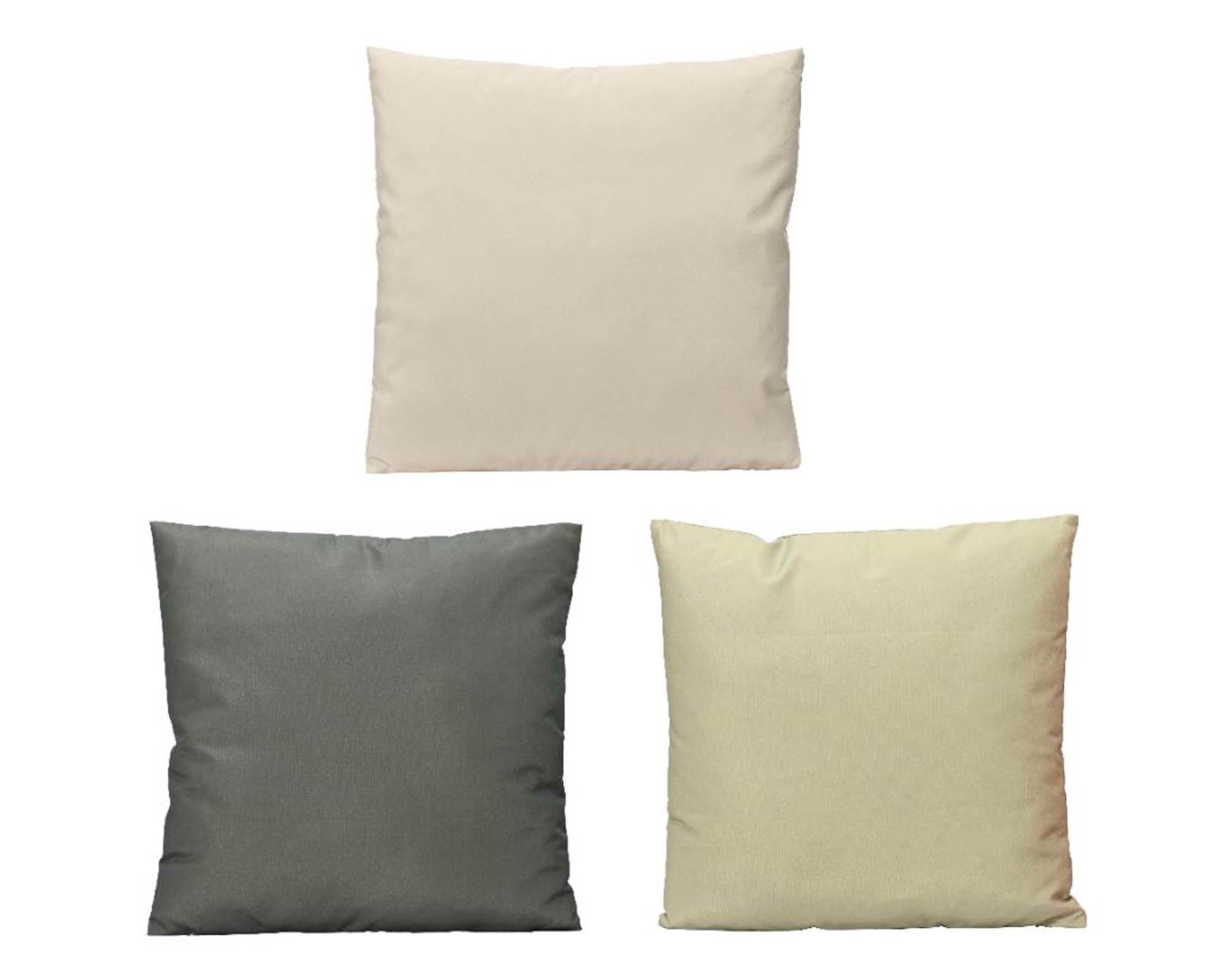 Cuscino da Esterno Tinta Unita Assortito 45x45cm in Poliestere - Kaemingk