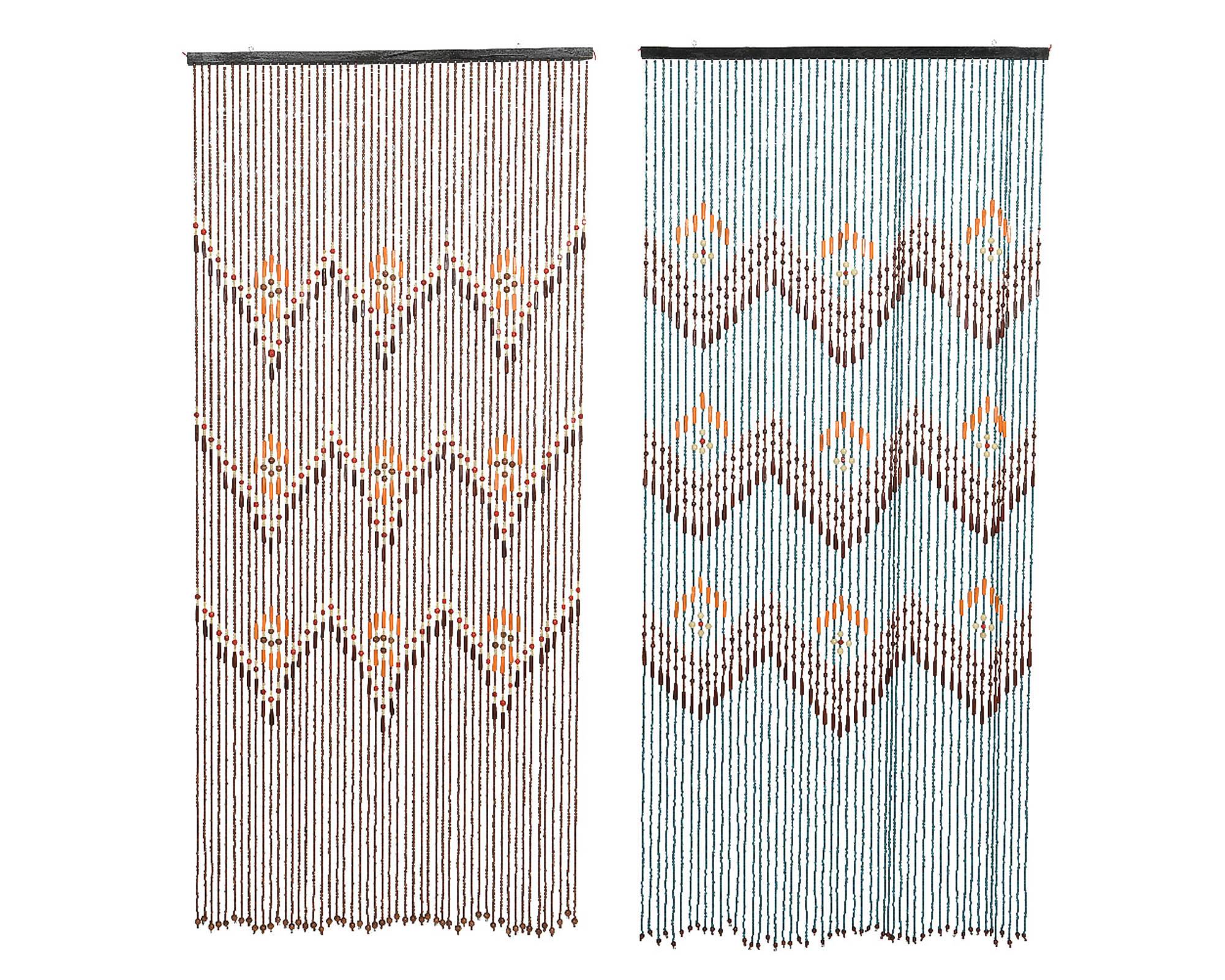 Tenda con Perline Assortito 90x200cm in Bamboo - Kaemingk