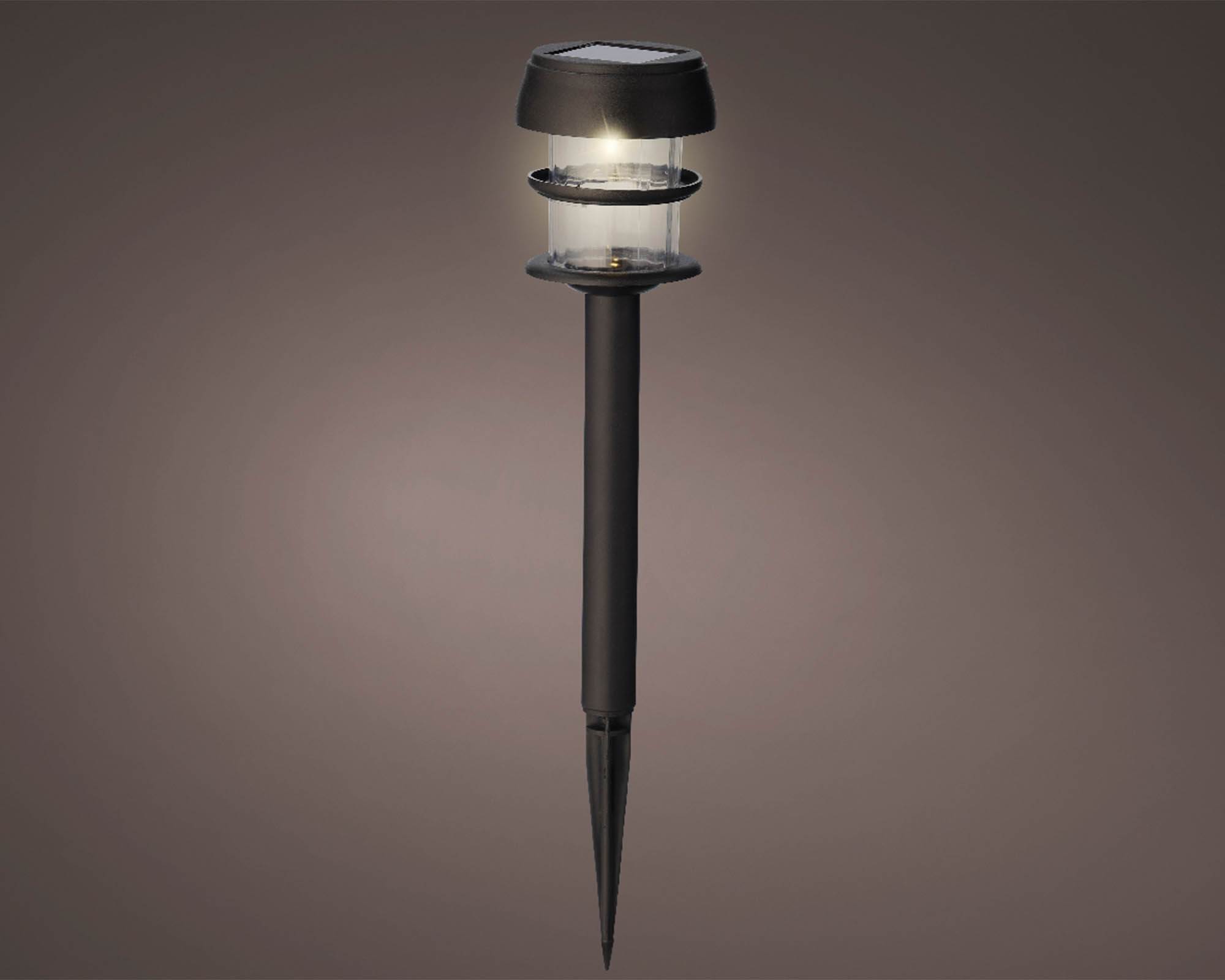 Lampione da Esterno a Luce Solare con 6 LED 70h in Metallo - Kaemingk - immagine 3