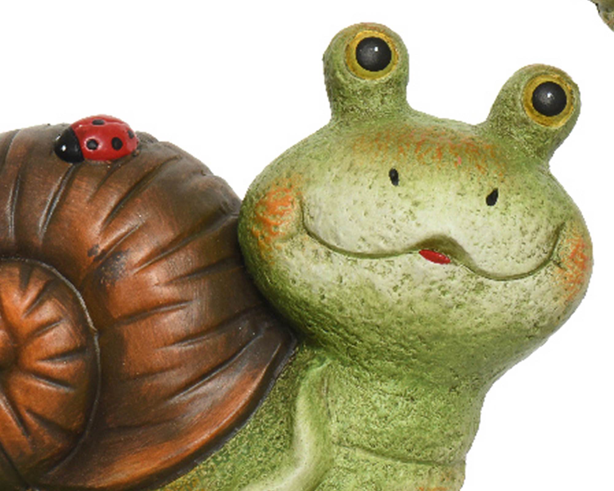 Statua Giardino Lumaca Assortito 20x16cm in Ceramica - Kaemingk - immagine 2