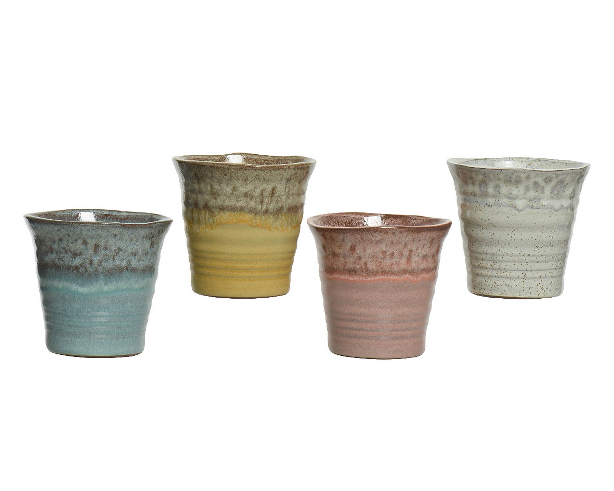 Cachepot Conico Assortito D14x13,5cm in Terracotta - Kaemingk